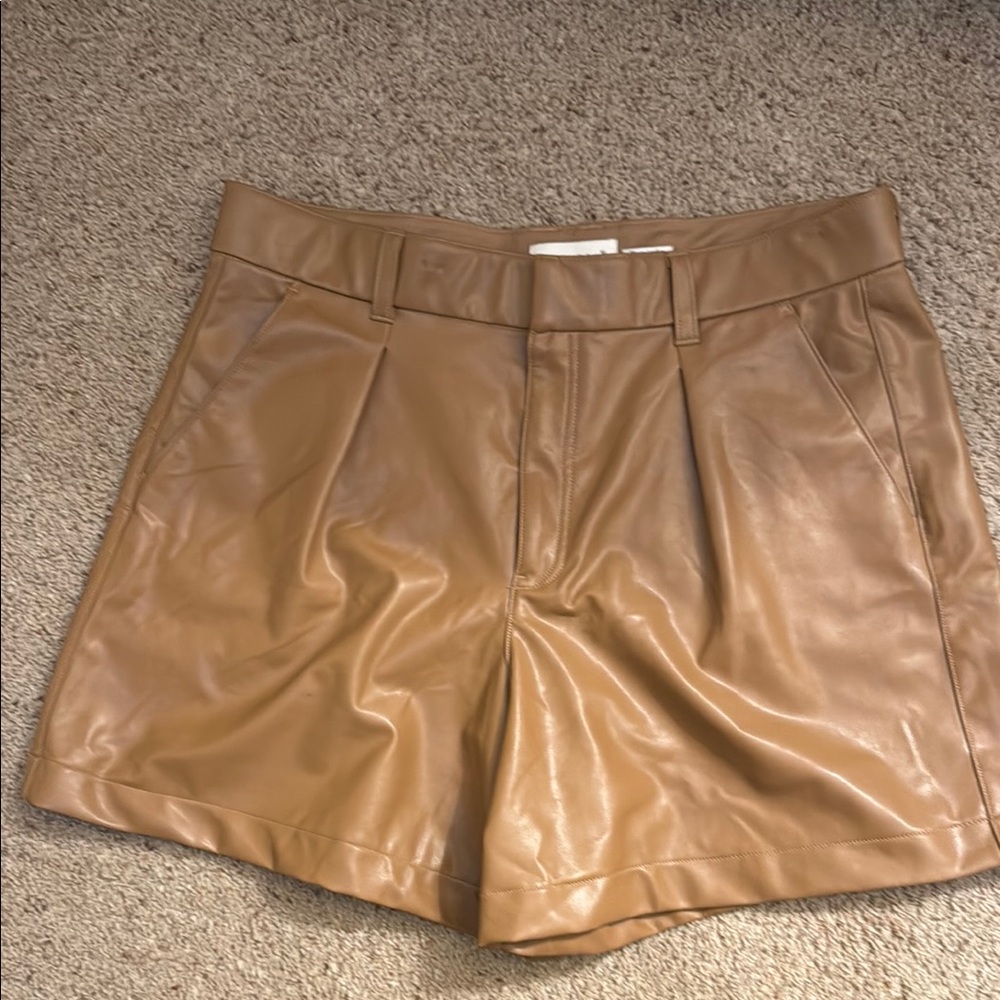 Abercrombie & Fitch Tan High Waist Shorts